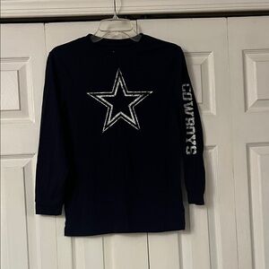 Old Navy Black Long Sleeve Star Tee